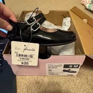 Christie & Jill Black Kids Shoes